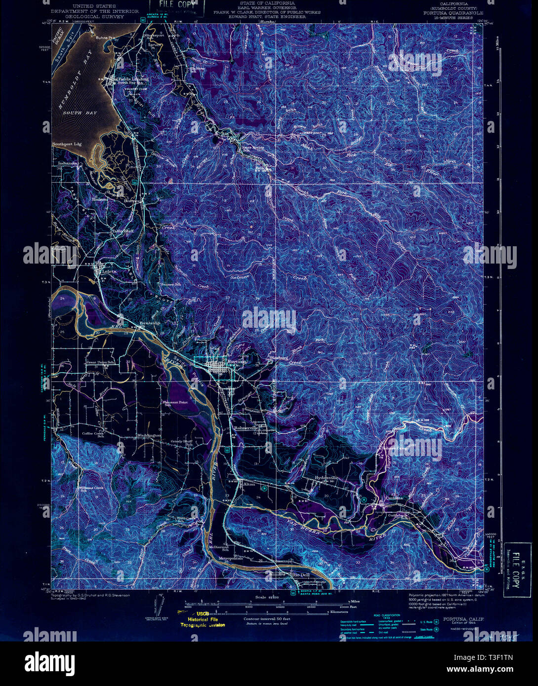 Fortuna california map hires stock photography and images Alamy