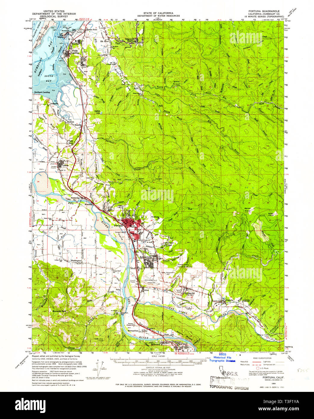 Fortuna california map hires stock photography and images Alamy