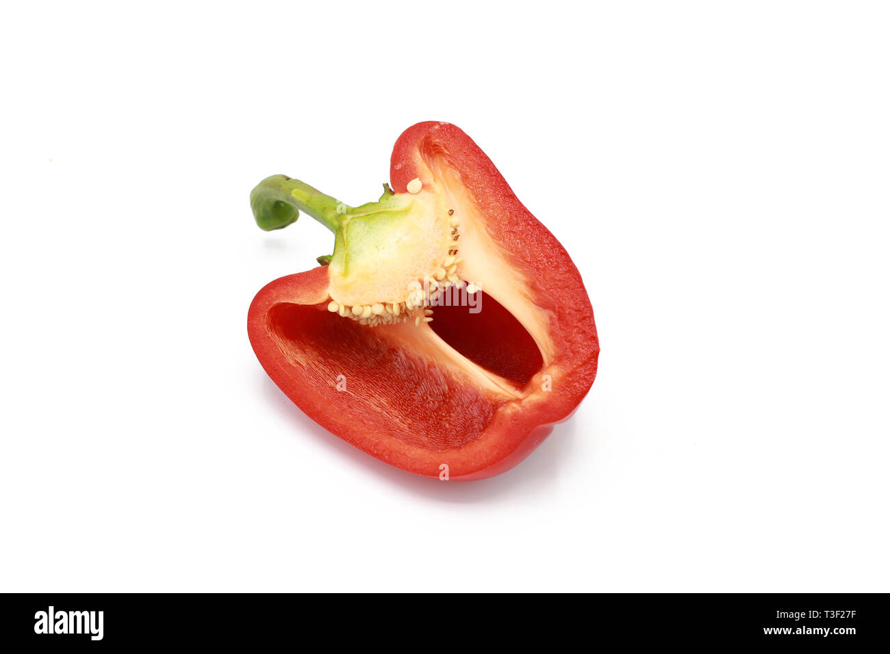 Sweet red pepper isolated Cut Out Stock Images & Pictures - Alamy