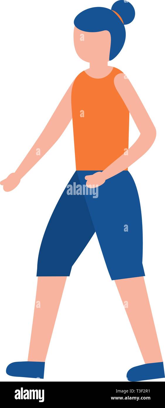 sport woman activity Stock Vector Image & Art - Alamy