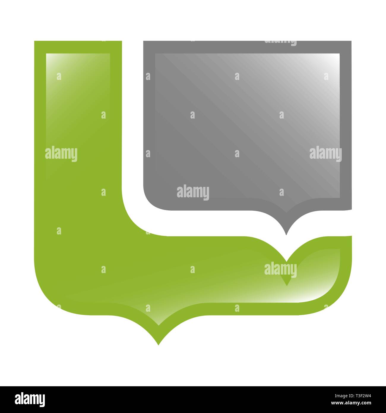 Shield bubble speech concept design. Symbol graphic template element Stock Vector