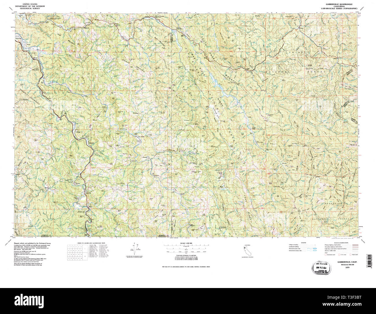Garberville map hires stock photography and images Alamy