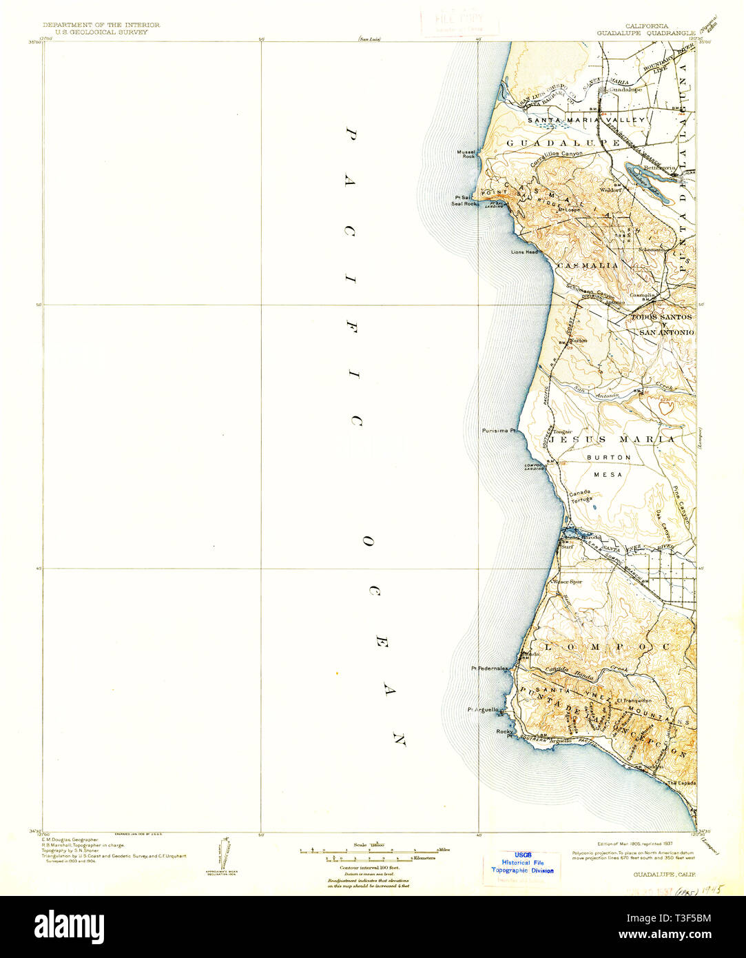 Guadalupe map hires stock photography and images Alamy