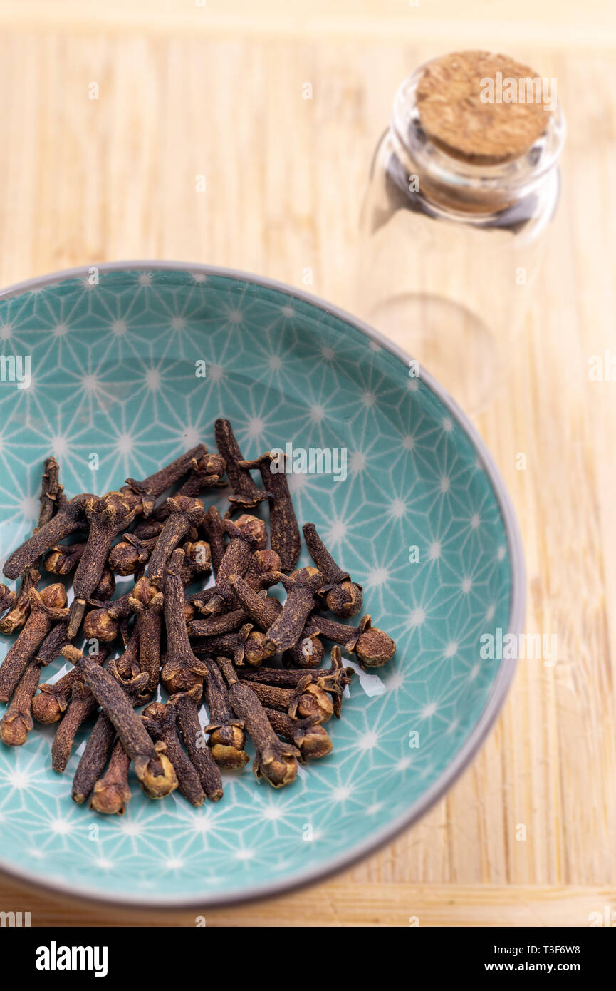 cloves spice close up, healthy healing herbs Stock Photo Alamy