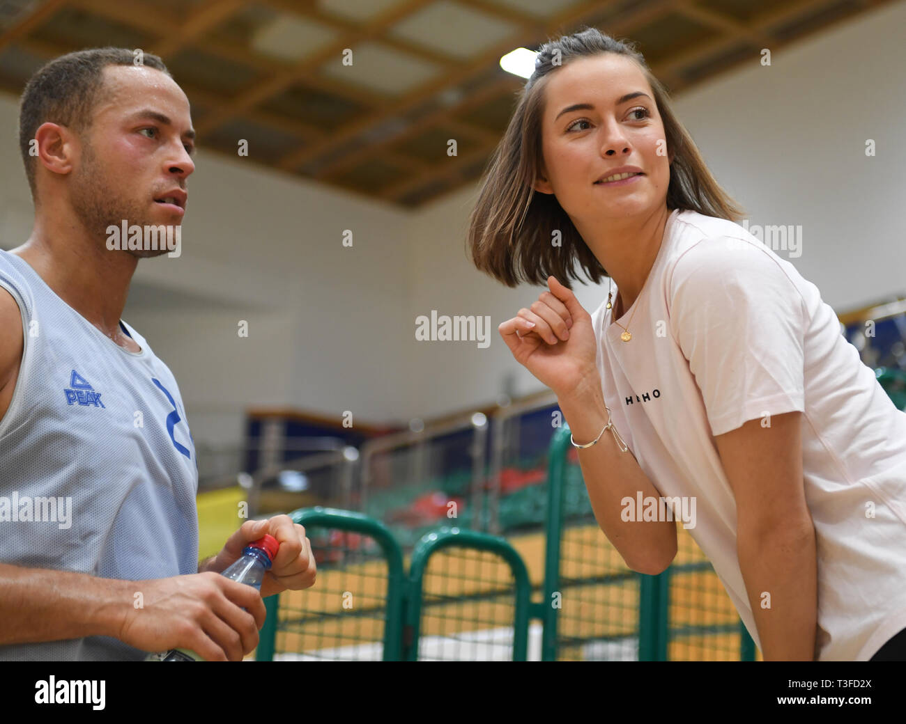 09 April 2019 Hessen Frankfurt Main Andrej Mangold Tv Bachelor And His Girlfriend Jennifer Lange Stand Together After The Training Of The Basketball Team Fraport Skyliners Mangold Continues His Professional Career In Frankfurt Photo 09 April 2019 Hessen Frankfurt Main Andrej Mangold Tv Bachelor And His Girlfriend Jennifer Lange Stand Together After The Training Of The Basketball Team Fraport Skyliners Mangold Continues His Professional Career In Frankfurt Photo
