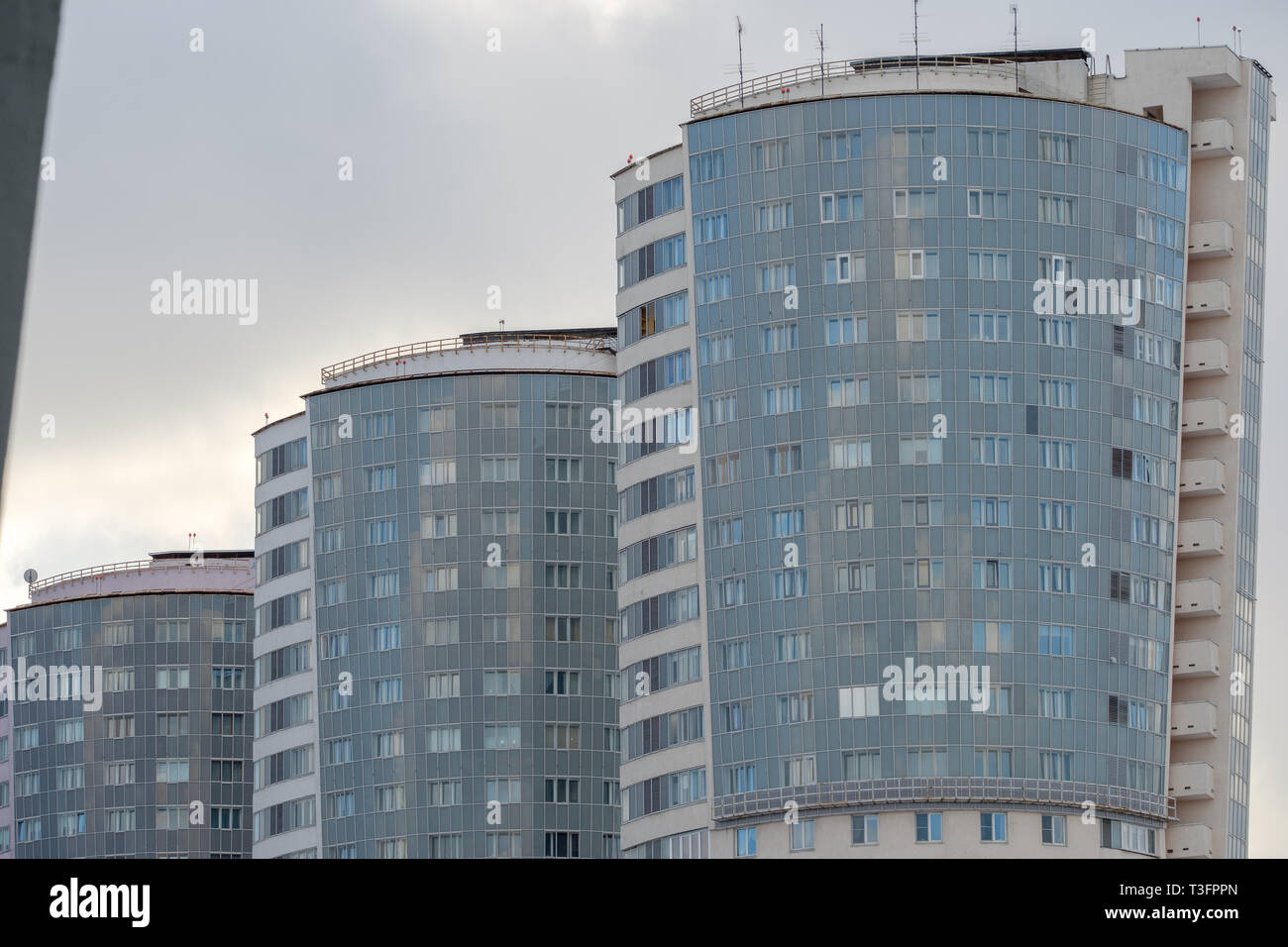 Facade brick high rise apartment hi-res stock photography and images ...