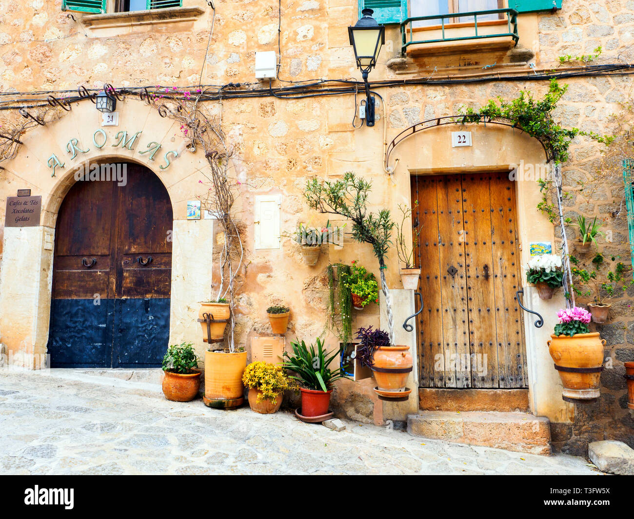 Village of Valldemossa - Balearic Islands, Spain Stock Photo