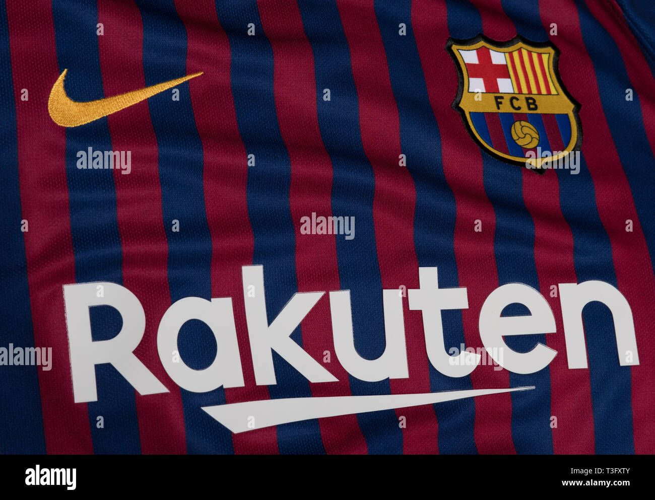 Barcelona fc jersey hi-res stock photography and images - Alamy
