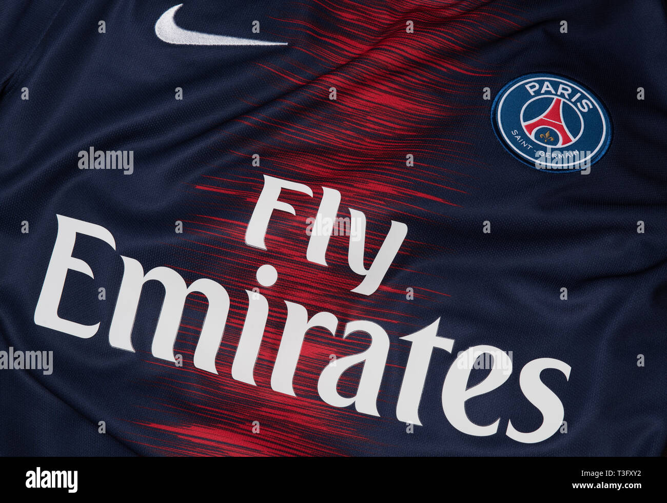 Psg fly emirates hi-res stock photography and images - Alamy