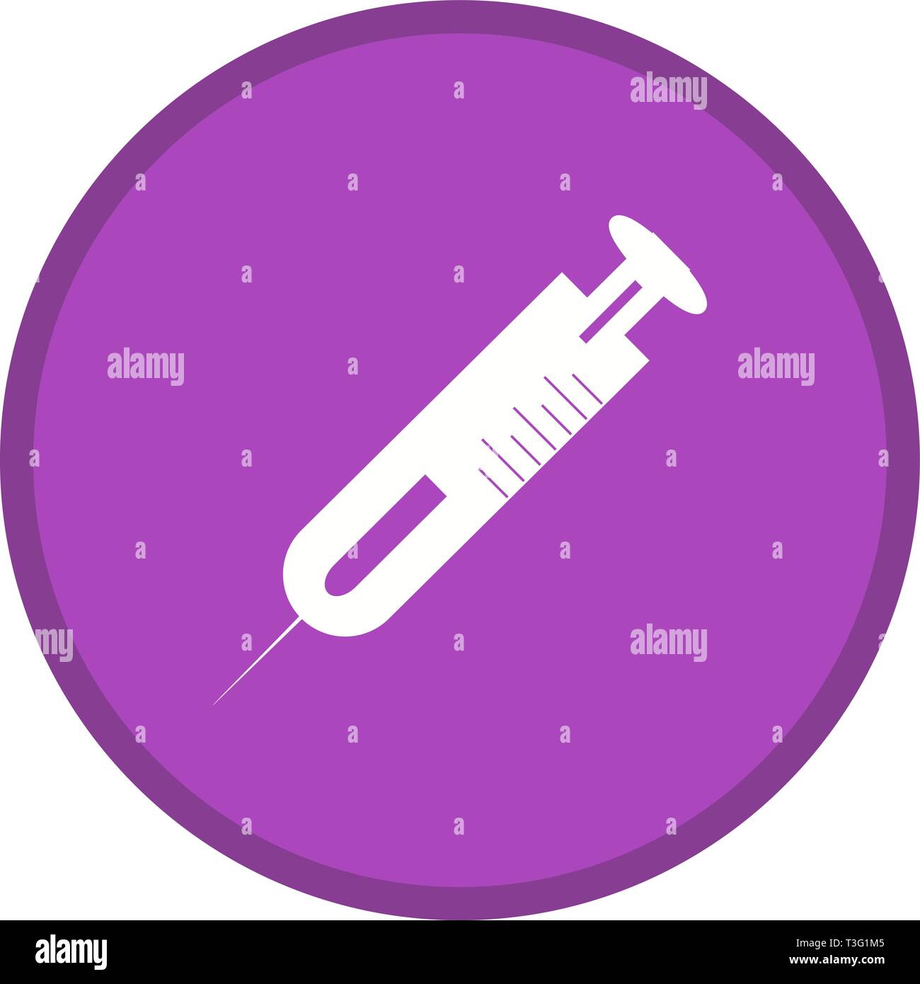 Syringe Filled Multi color Background Icon Stock Vector Image & Art - Alamy