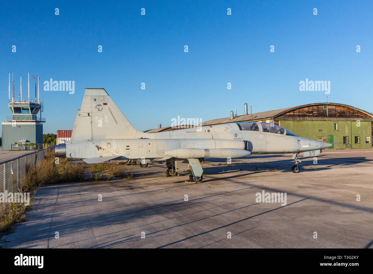 CF5 Fighter 16 Wing Borden Stock Photo