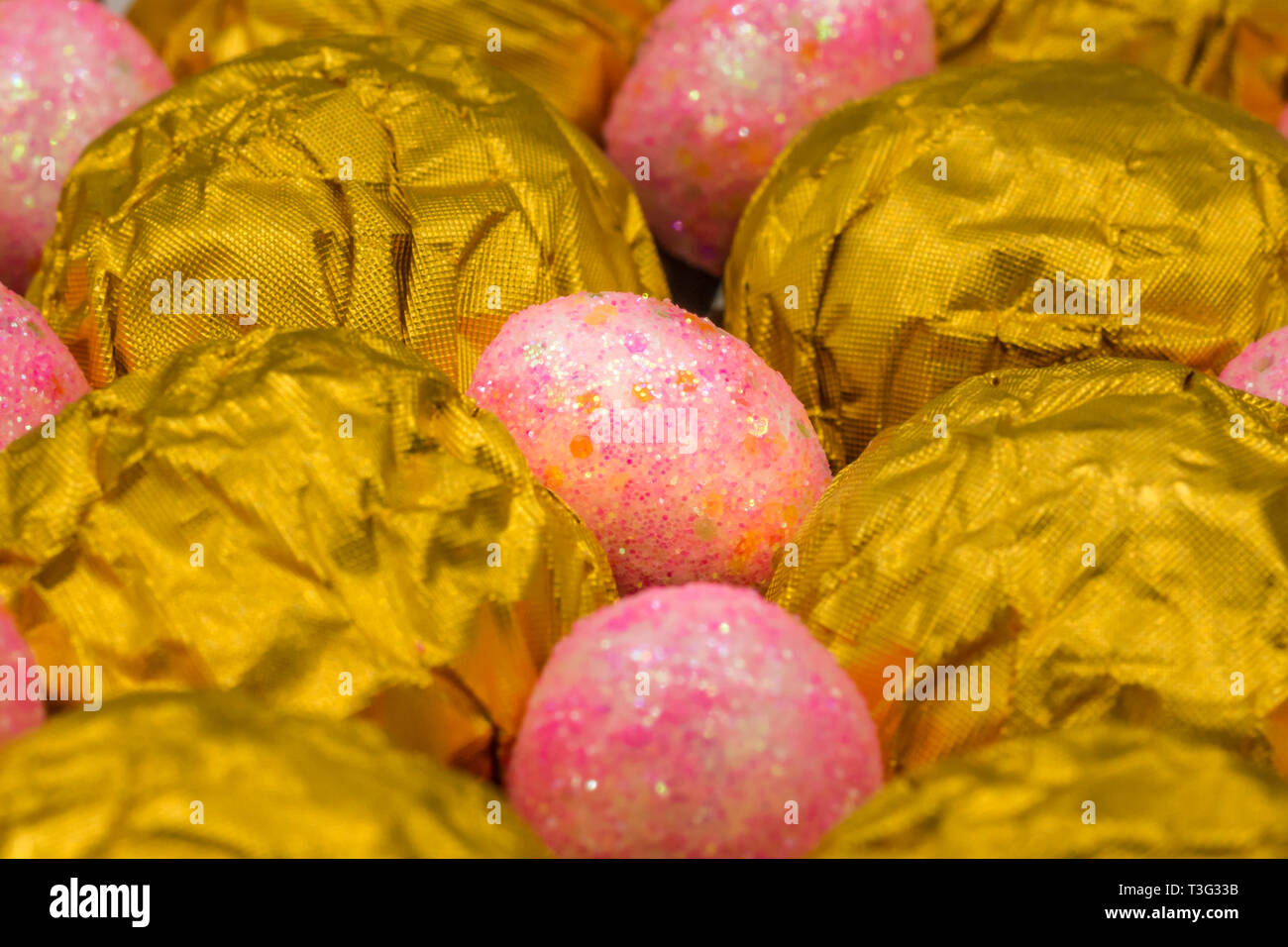 Tiny Easter eggs Stock Photo Alamy