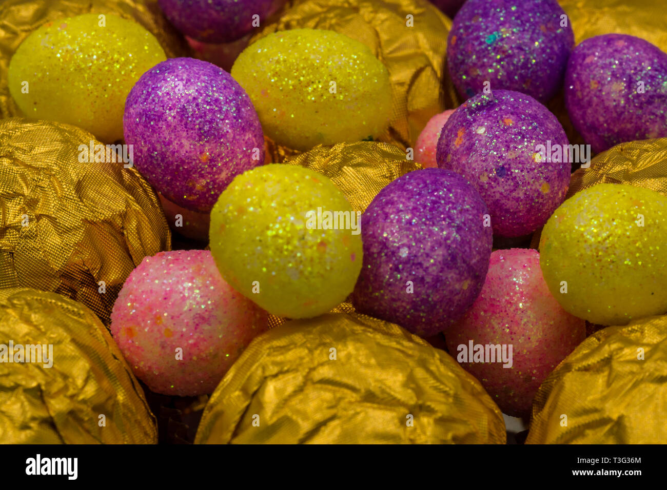 Tiny Easter eggs Stock Photo Alamy