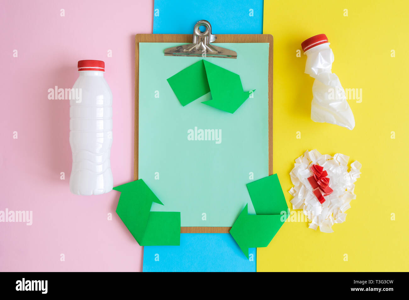 Flats made out of shop plastic bottles