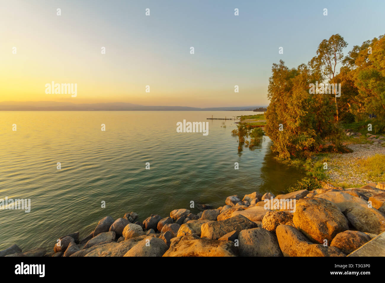 Sea of galilee israel sunset hi-res stock photography and images - Alamy