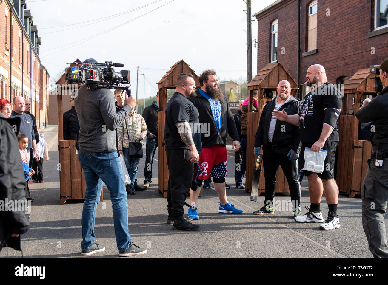 Staffordshire Uk 09 April 2019 Worlds Strongest Man Eddie Hall