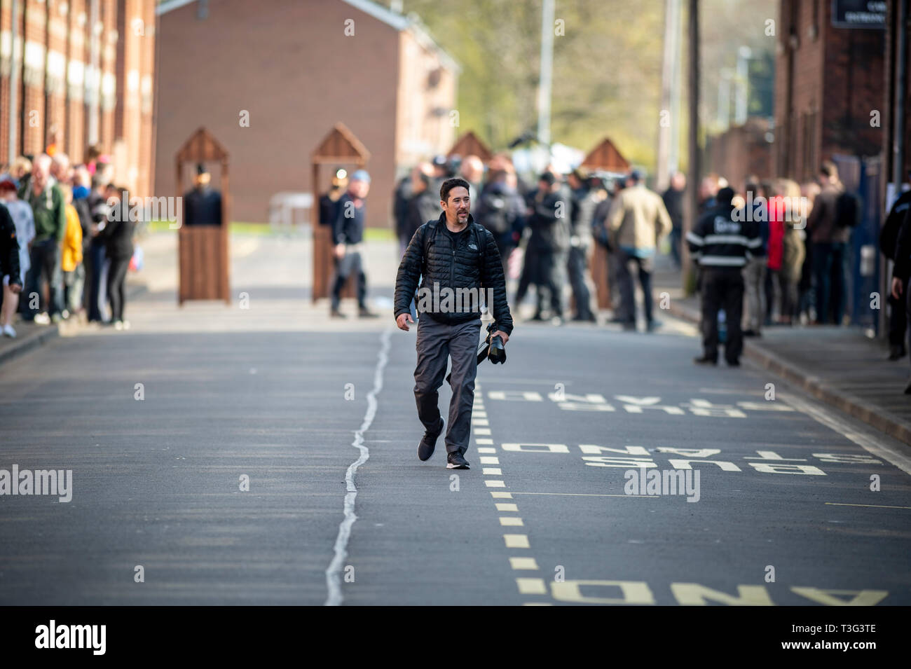Staffordshire, UK. 09 April 2019. 'World's Strongest Man' Eddie Hall