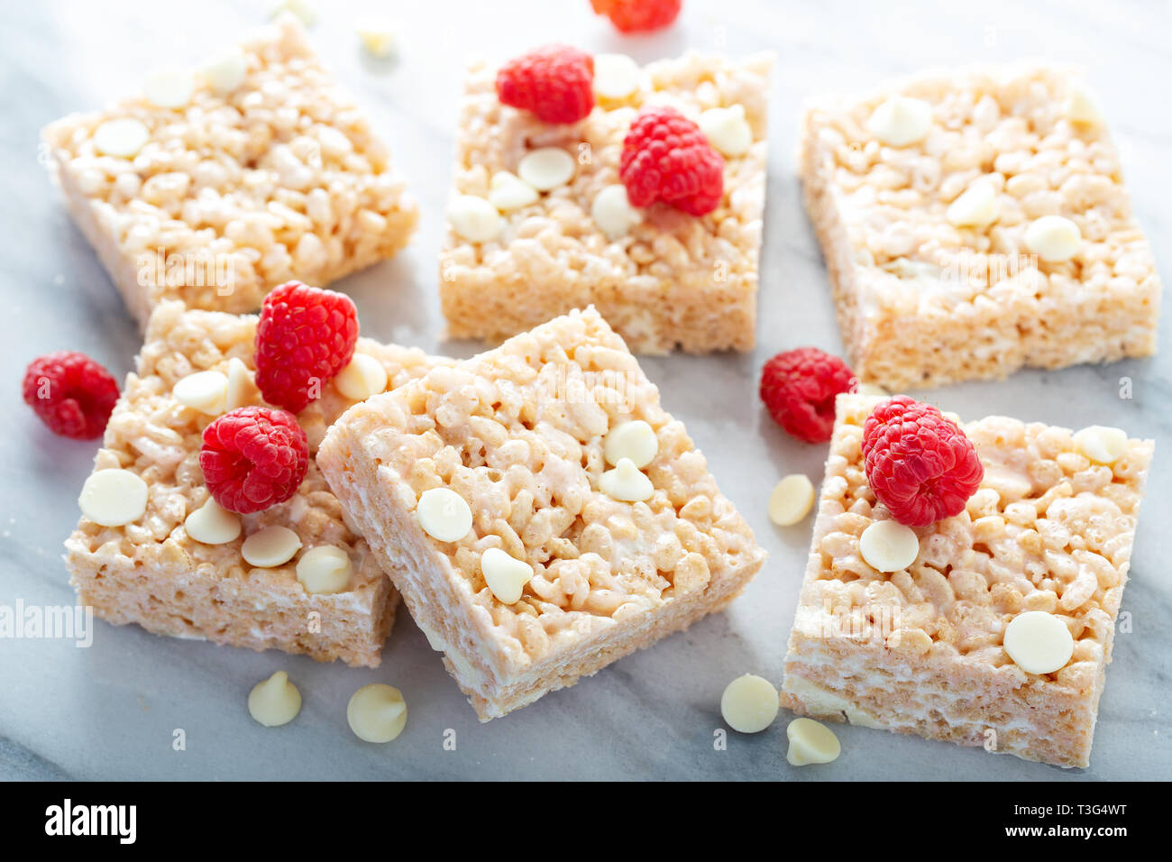 Rice crispy treats Stock Photo Alamy