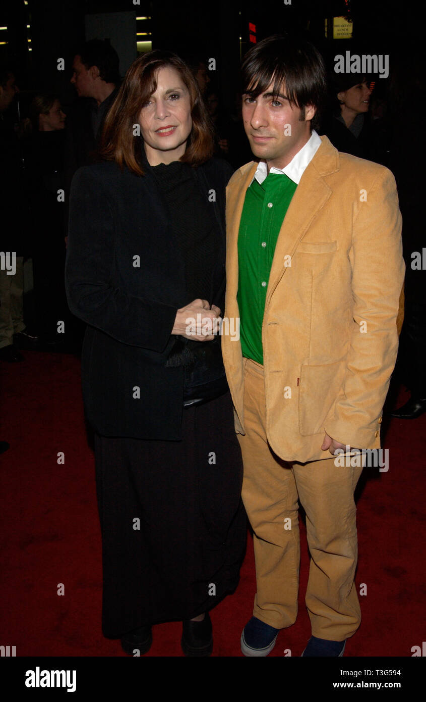 LOS ANGELES, CA. January 29, 2002 Actress TALIA SHIRE & son actor