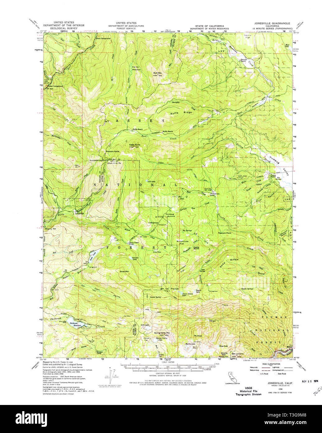 Map of jonesville hires stock photography and images Alamy