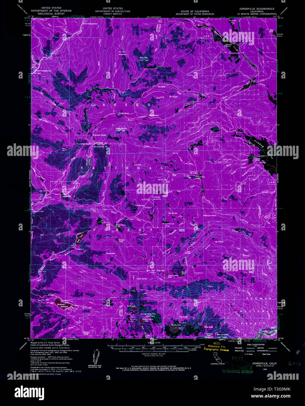 Map of jonesville hires stock photography and images Alamy