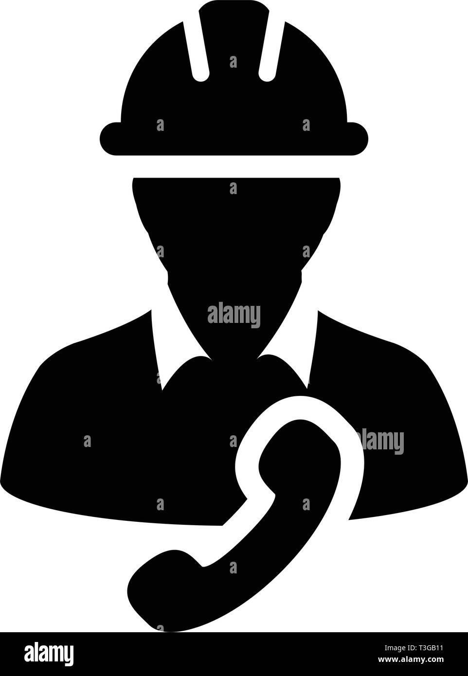 Call the engineer Stock Vector Images - Alamy