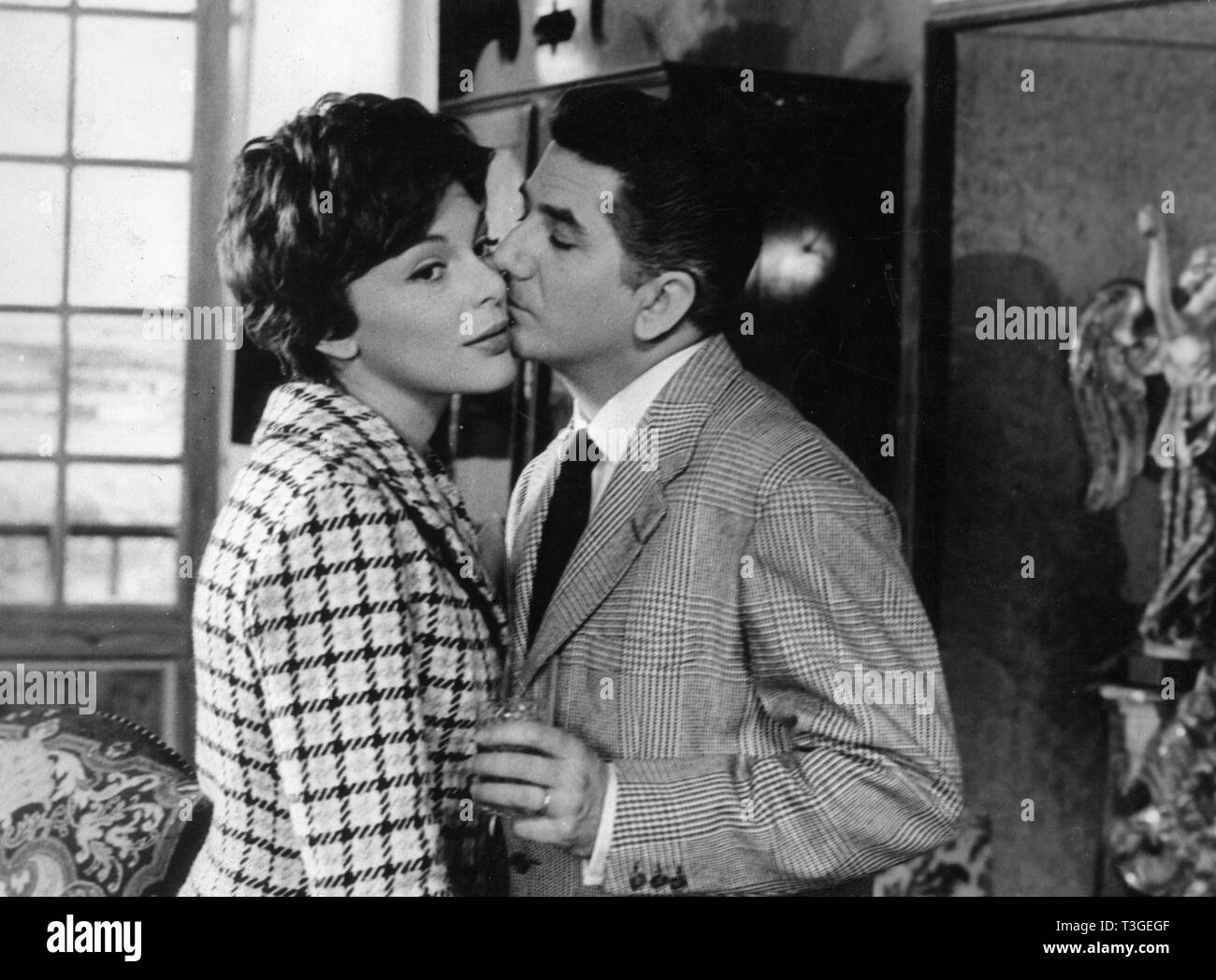 La Morte saison des amours The Season for Love  Year: 1960 - France Daniel Gelin , Francoise Prevost  Director: Pierre Kast Stock Photo