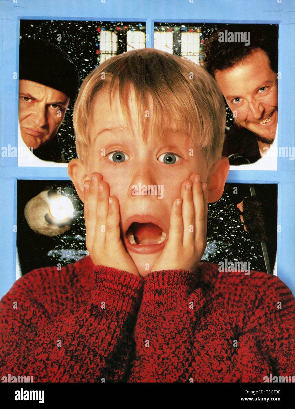 Home Alone  Year : 1990  USA Realisateur : Chris Columbus Macaulay Culkin, Daniel Stern, Joe Pesci Poster (Art Work) Stock Photo