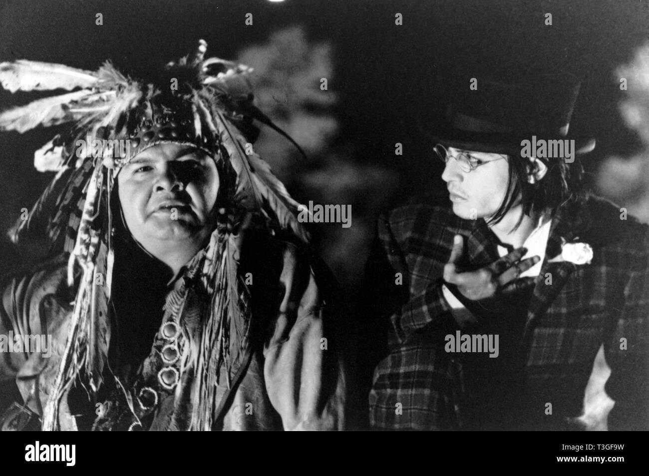 Dead Man  Year : 1995 USA / Allemagne / Japan  Director : Jim Jarmusch Gary Farmer, Johnny Depp Stock Photo