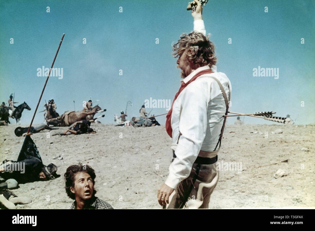 Little Big Man Year : 1970 USA Director : Arthur Penn Dustin Hoffman, Richard Mulligan Stock Photo