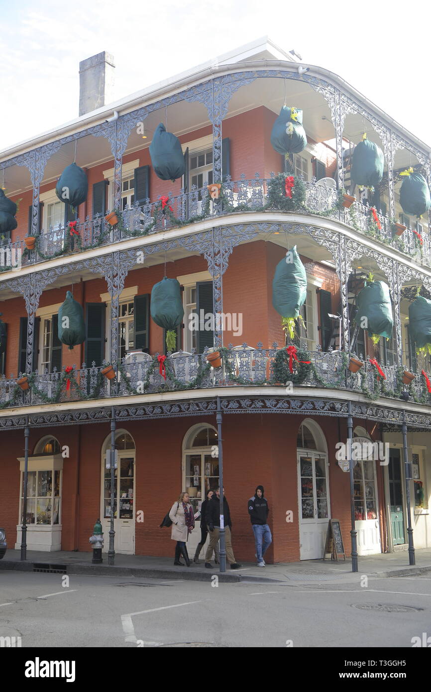 New Orleans French Quarter Stock Photo