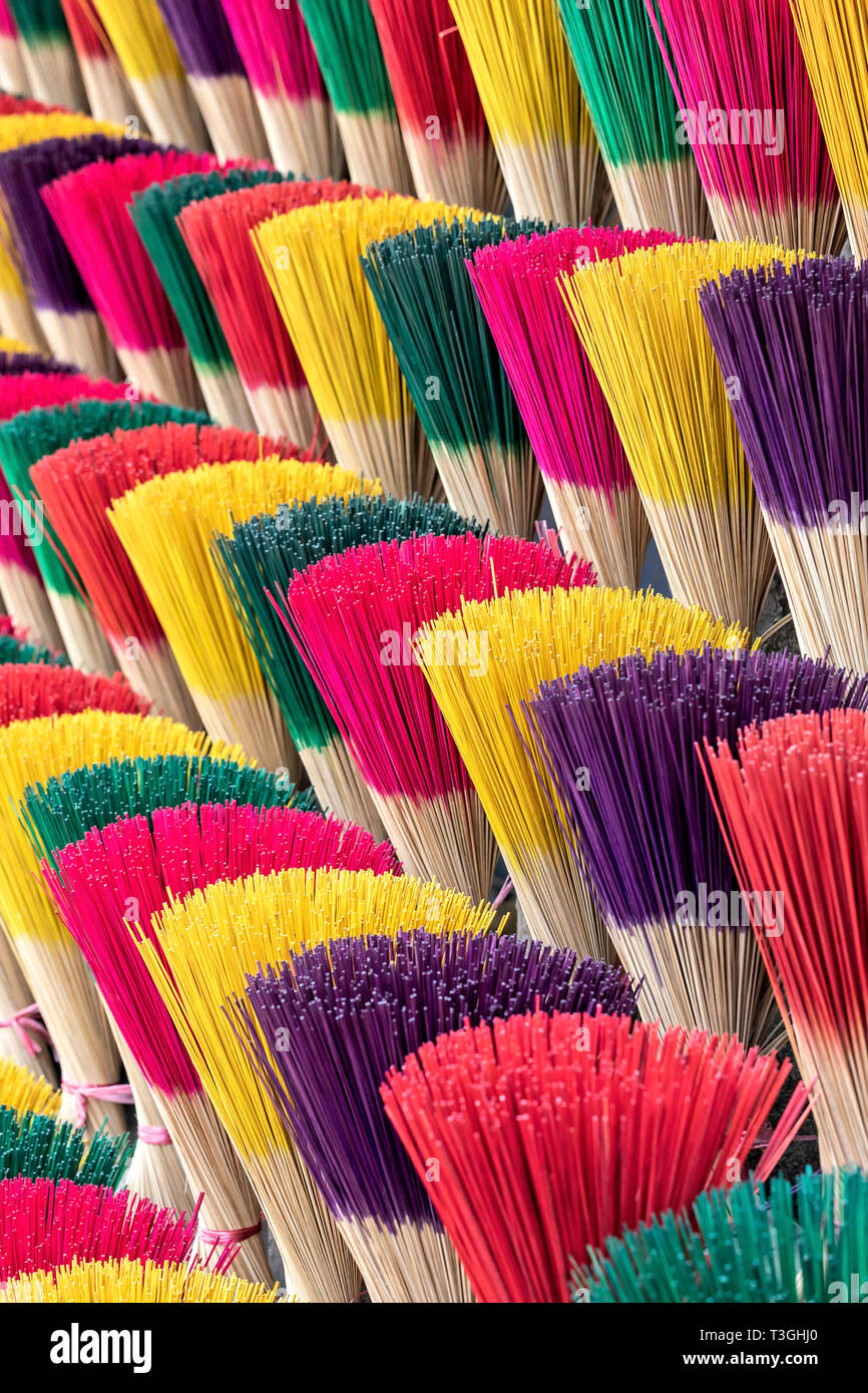 Incense Sticks Vietnam Stock Photo Alamy