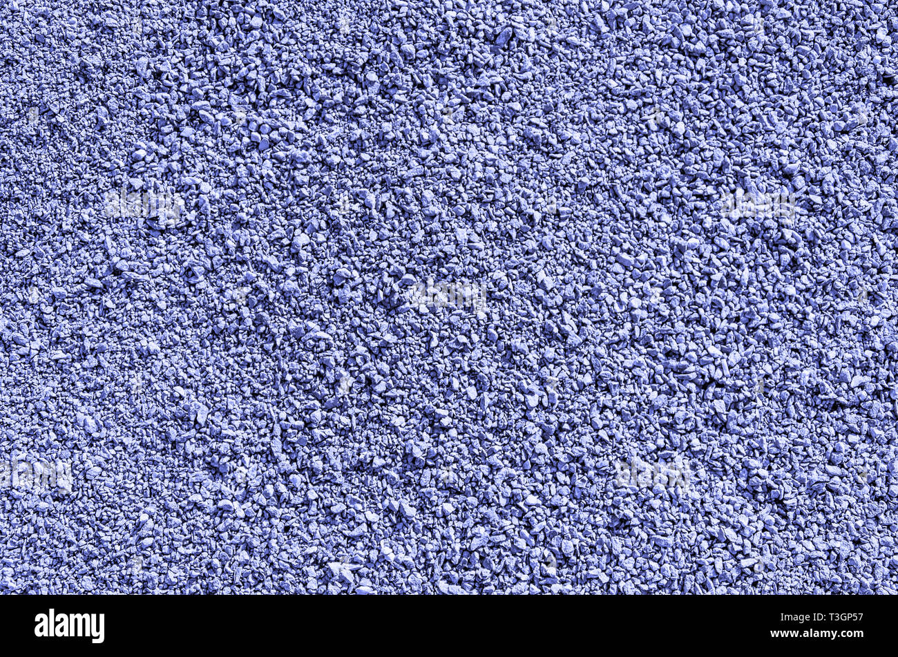 Fine grained gravel, blue Stock Photo