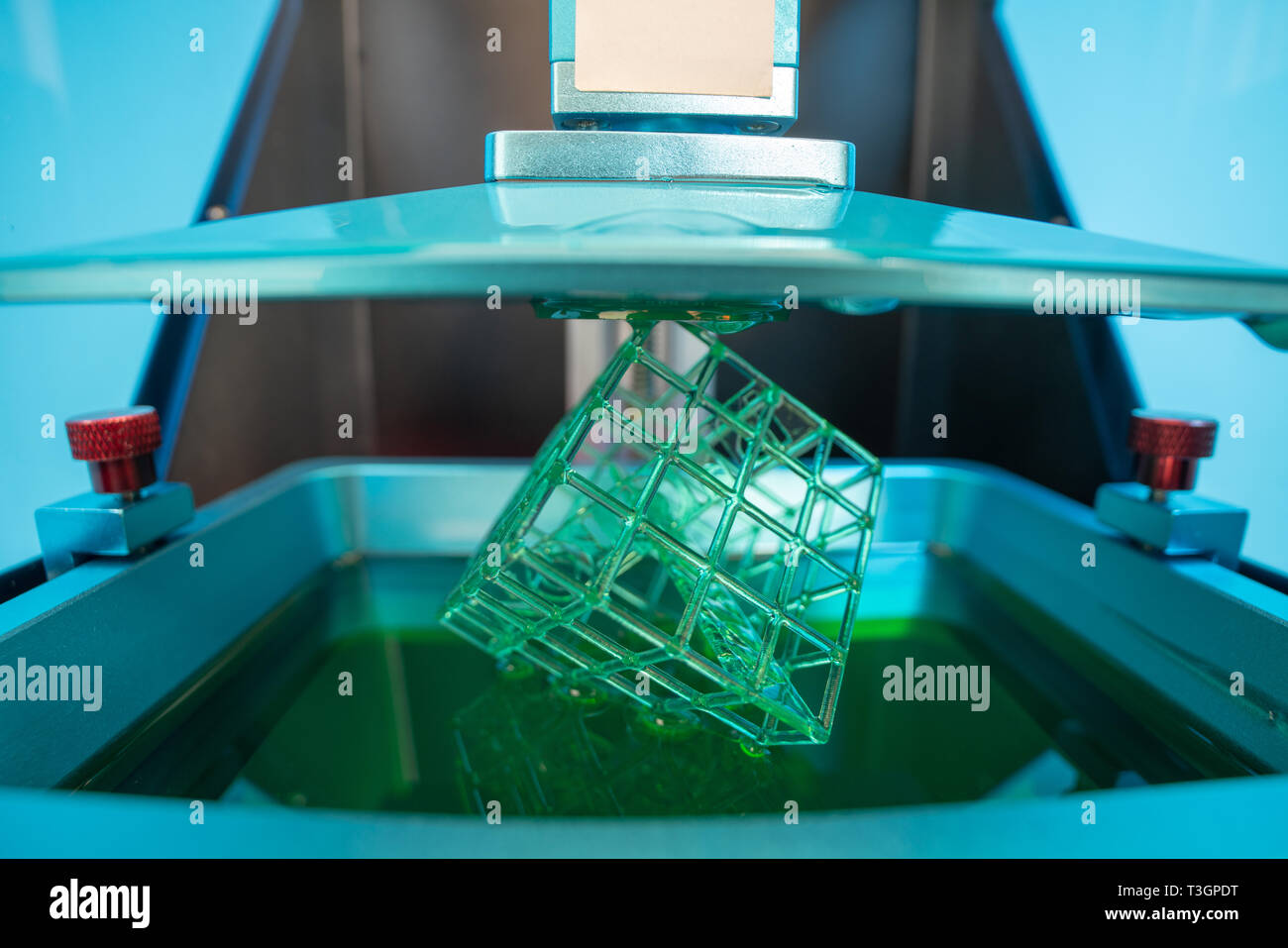 Stereolithography photopolymer DPL 3d printer Stock Photo - Alamy
