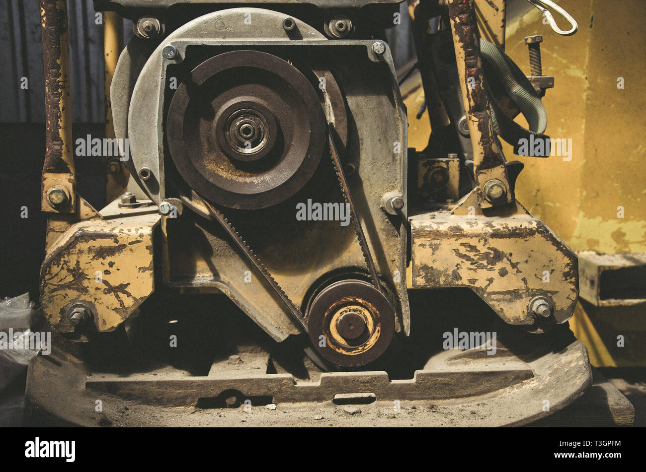 Pulley, gear, wheels, vibration Stock Photo Alamy