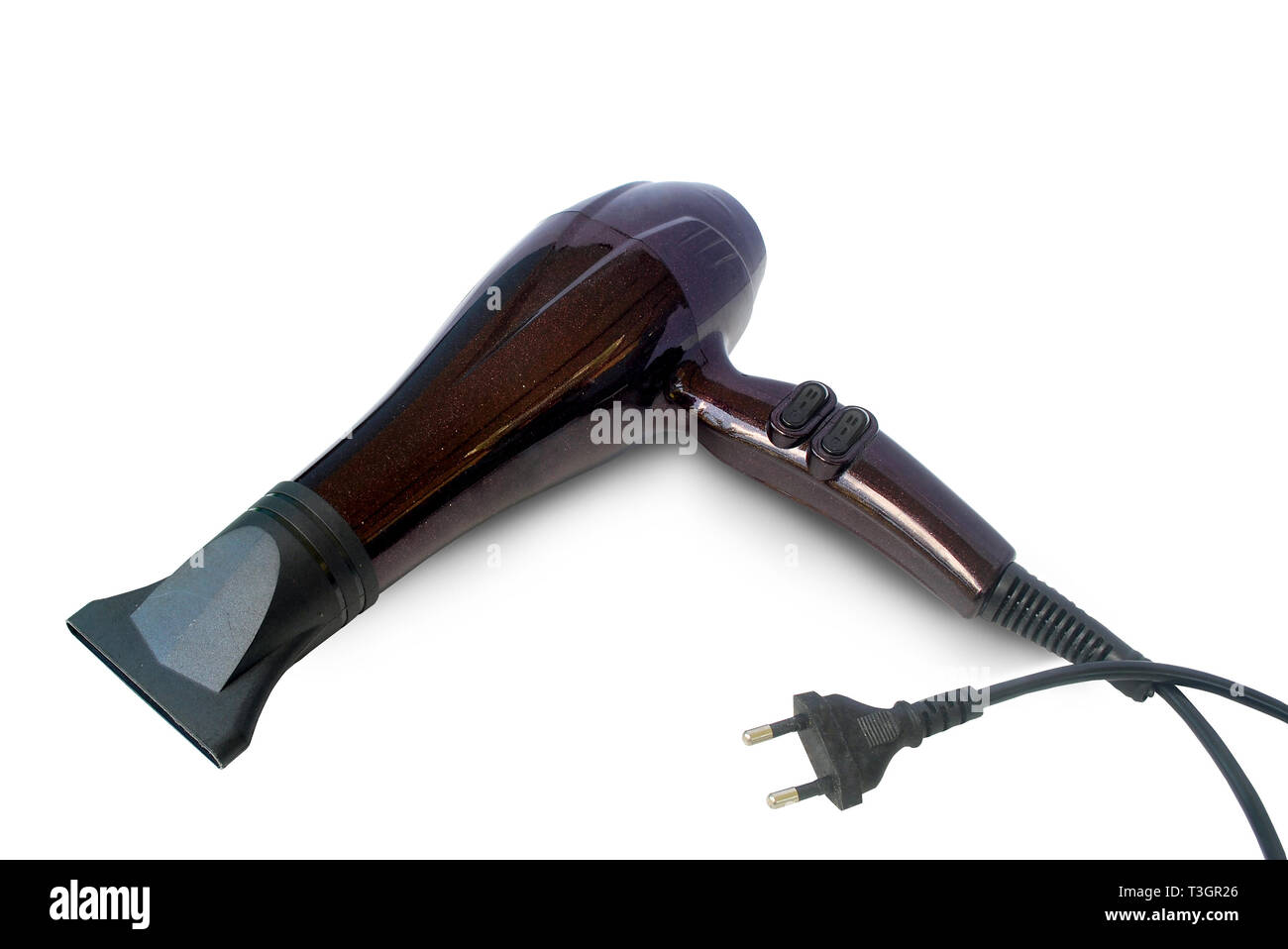 Hair dryer on white background.With Clipping Path Stock Photo Alamy