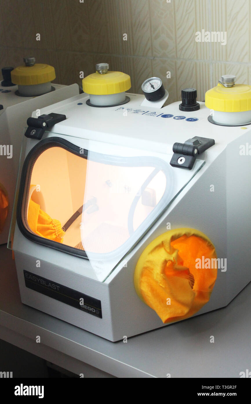 dental sandblasting machine Stock Photo Alamy