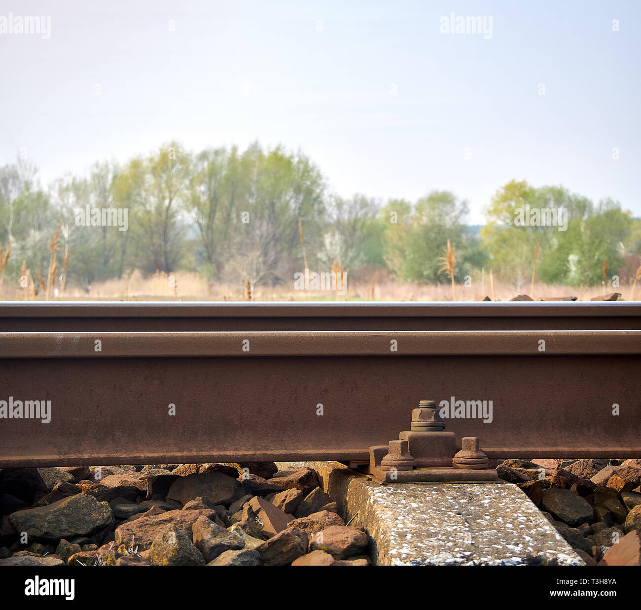 Concrete railroad ties hi-res stock photography and images - Alamy