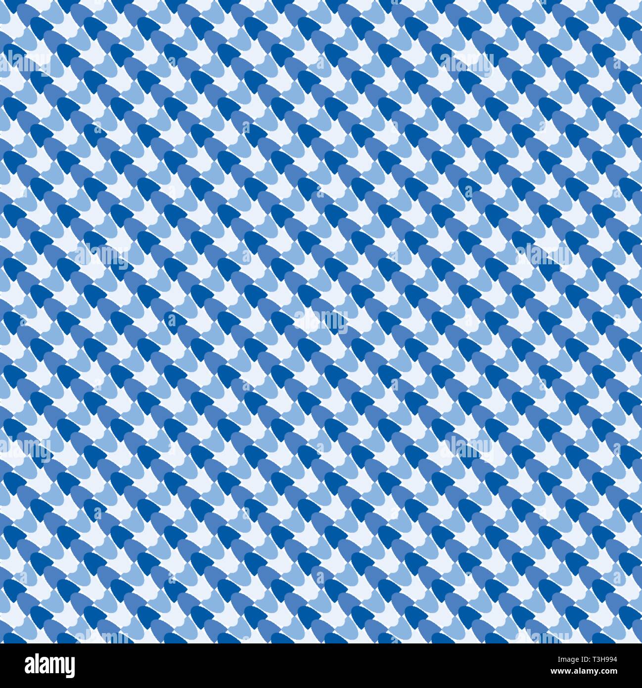Seamless pattern for fabrics, intersecting cells of pastel colors Stock Vector