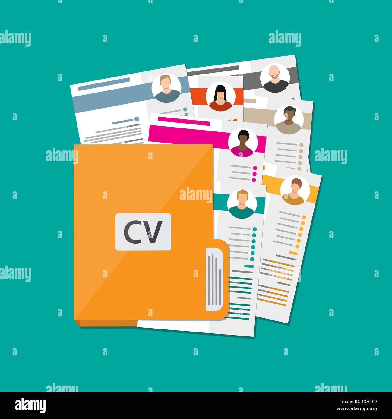 Analyzing resume Stock Vector Images - Page 3 - Alamy