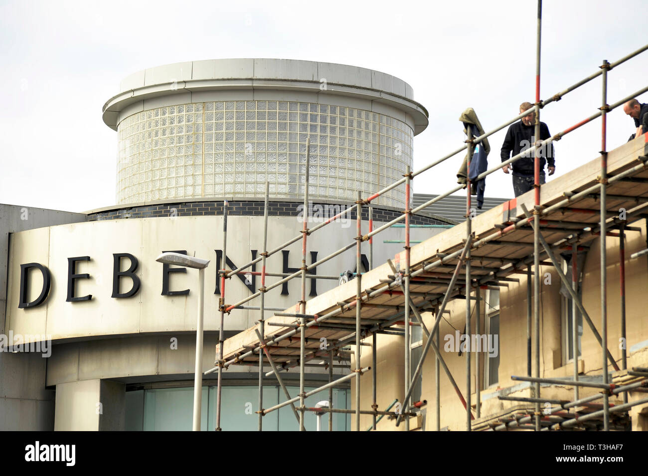 The rotund of Debenhams department store,Blackpool,UK Stock Photo Alamy