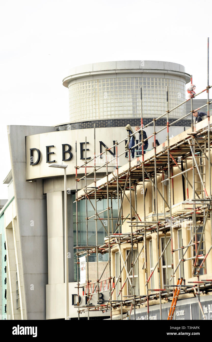 The rotund of Debenhams department store,Blackpool,UK Stock Photo Alamy