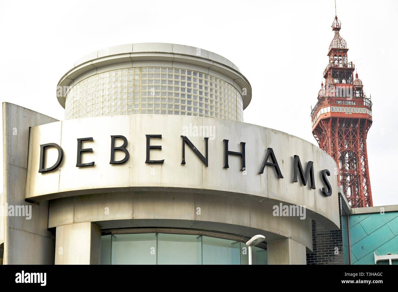 The rotund of Debenhams department store,Blackpool,UK Stock Photo