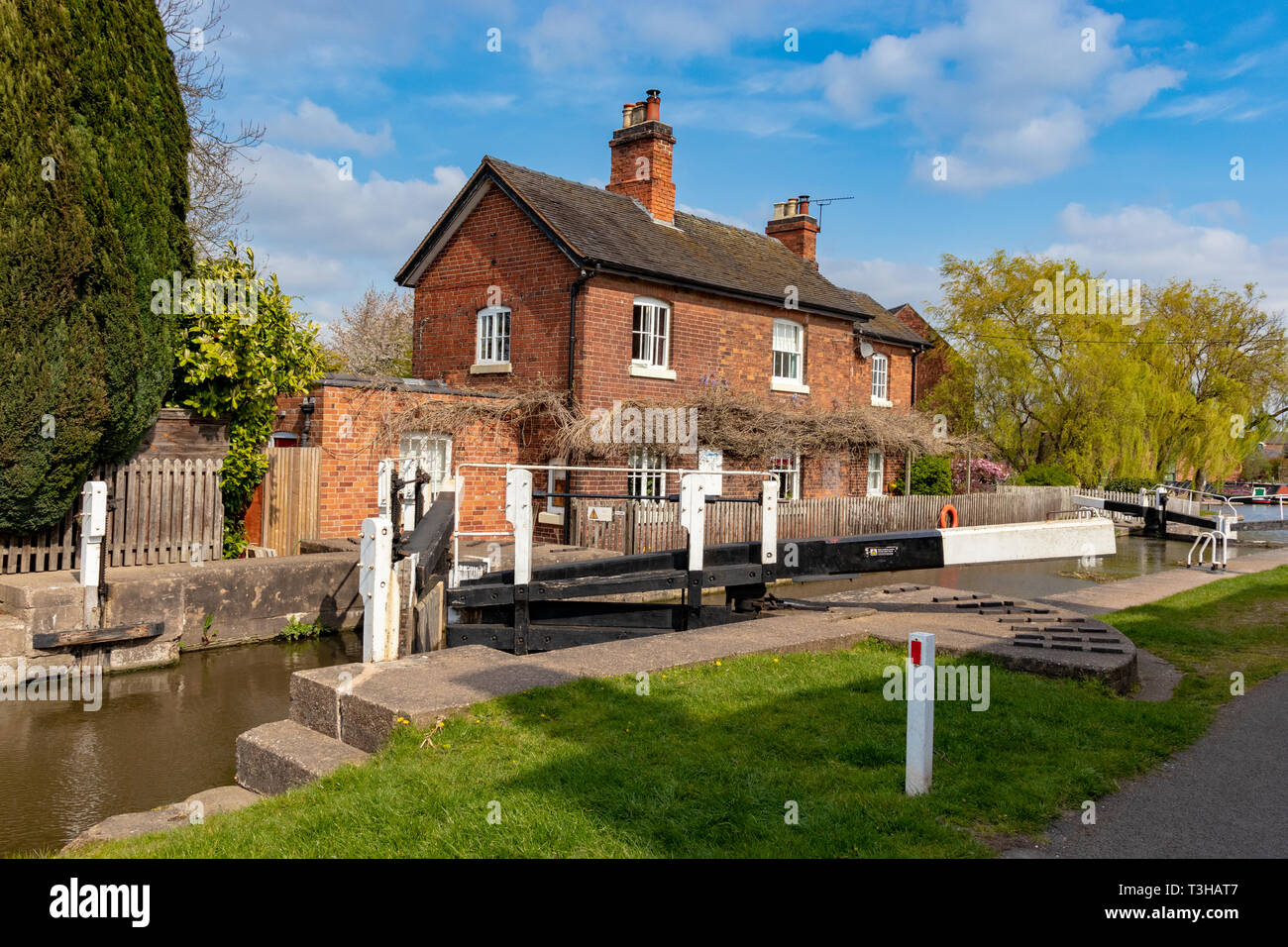 Lock Keepers Cottages Stock Photos Lock Keepers Cottages Stock