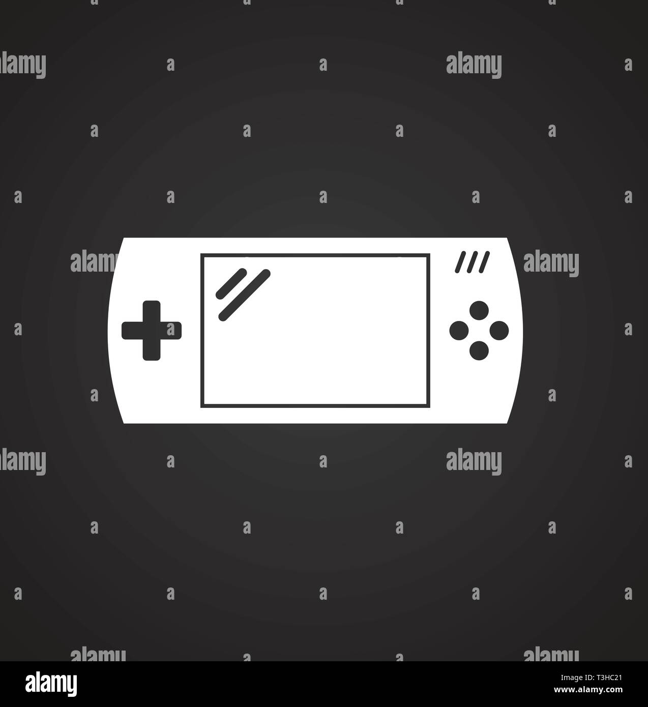 Gaming icon on background for graphic and web design. Simple vector ...