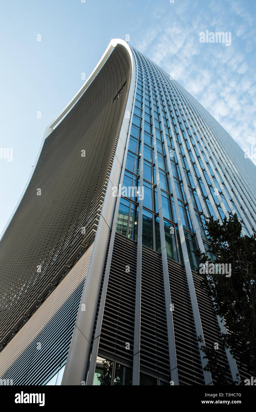 The 'Walkie Talkie' building - The Sky Gardens On Fenchurch Street London Stock Photo