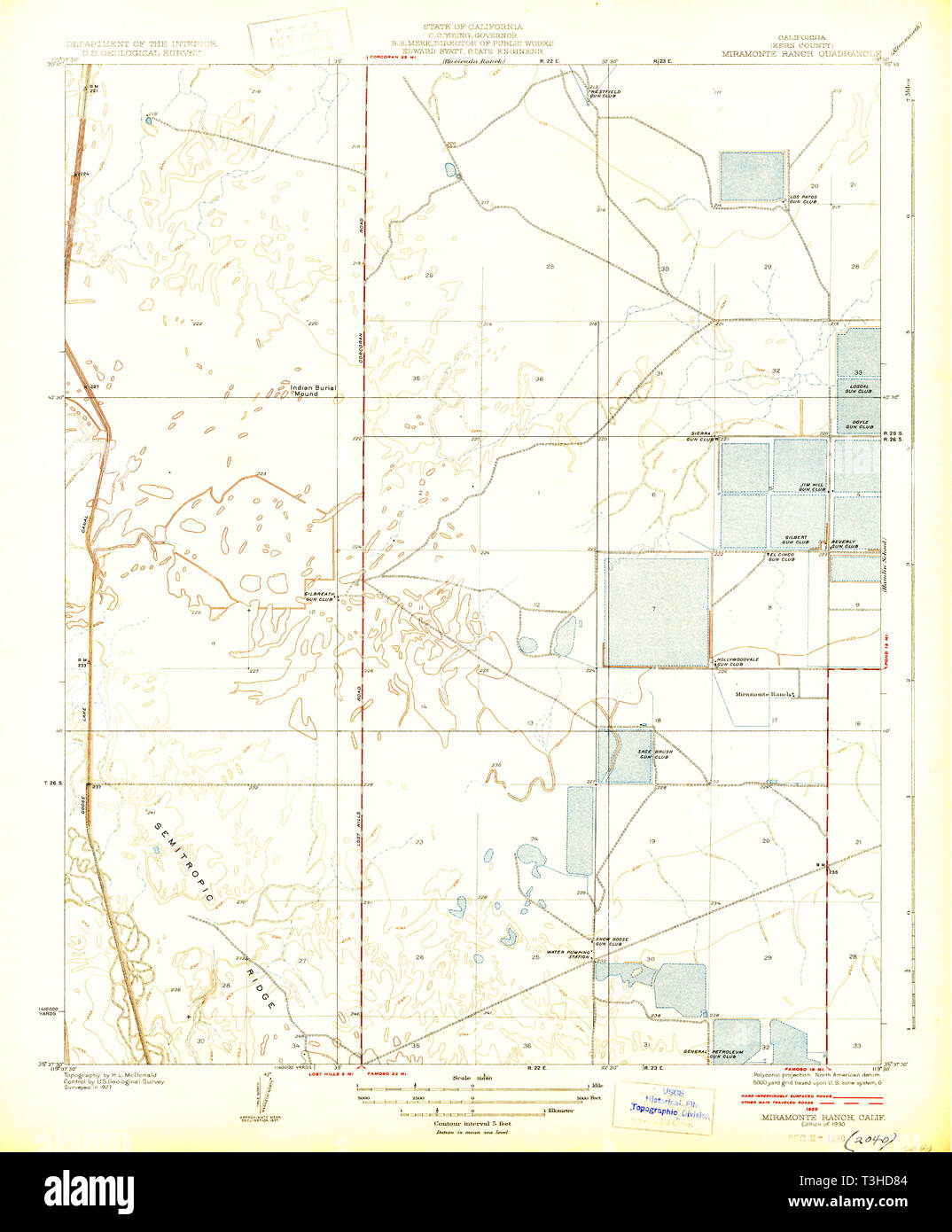 1930 map of california hires stock photography and images Alamy