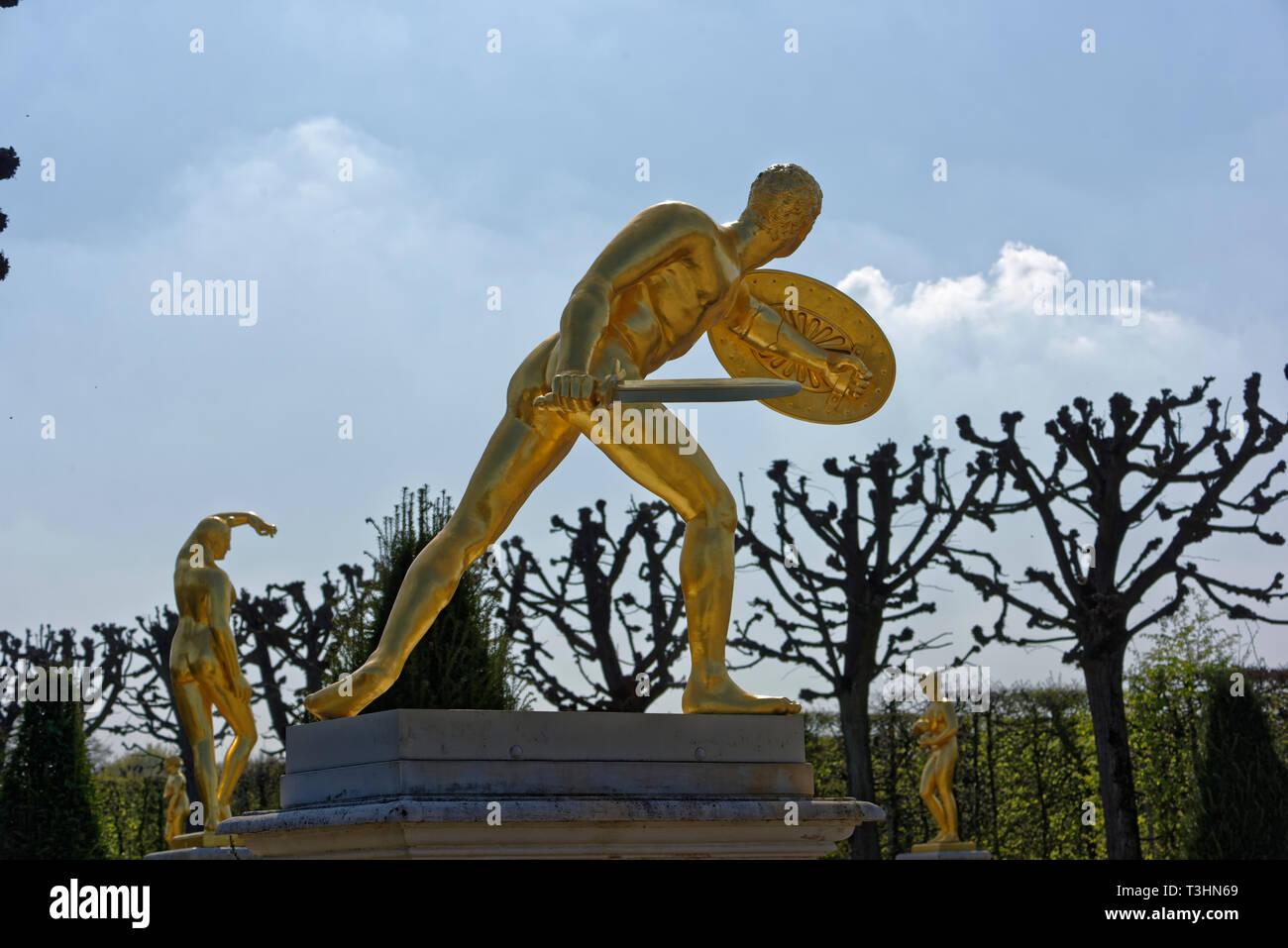 Statuen am Herrenhäuser Gärten, Hannover, Deutschland Stock Photo