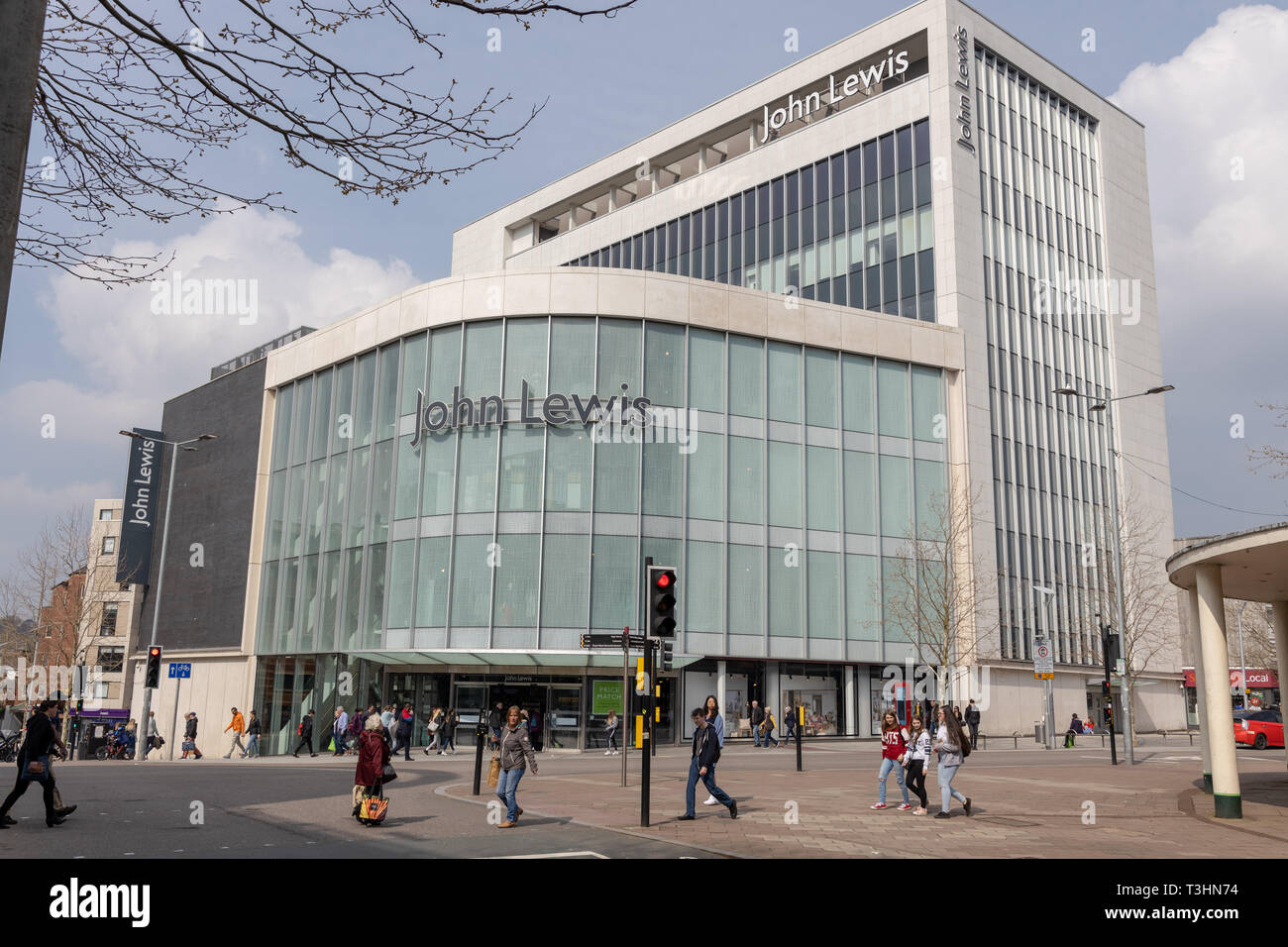 John Lewis flagship store, Exeter UK Stock Photo Alamy