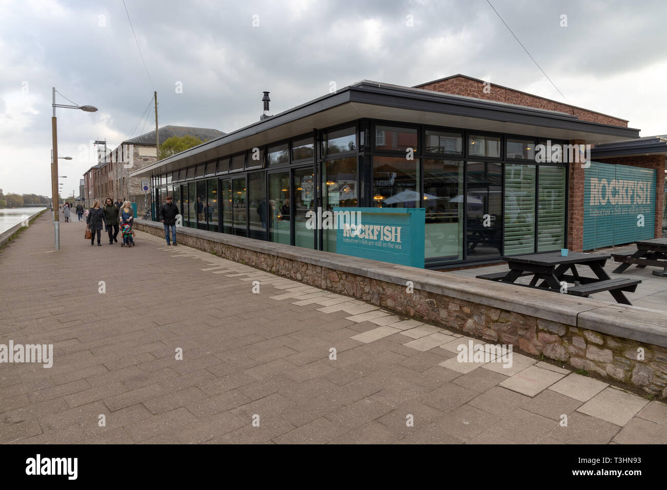 Rockfish fish and chip restaurant,  Exeter Stock Photo